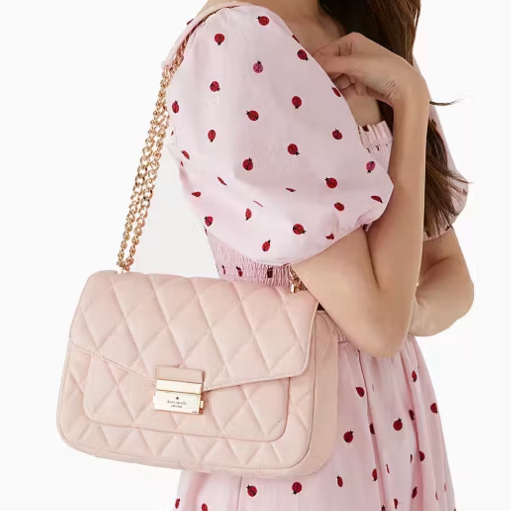 Kate Spade Carey Quilted Flap Shoulder Crossbody Bag - Picture 3 of 12